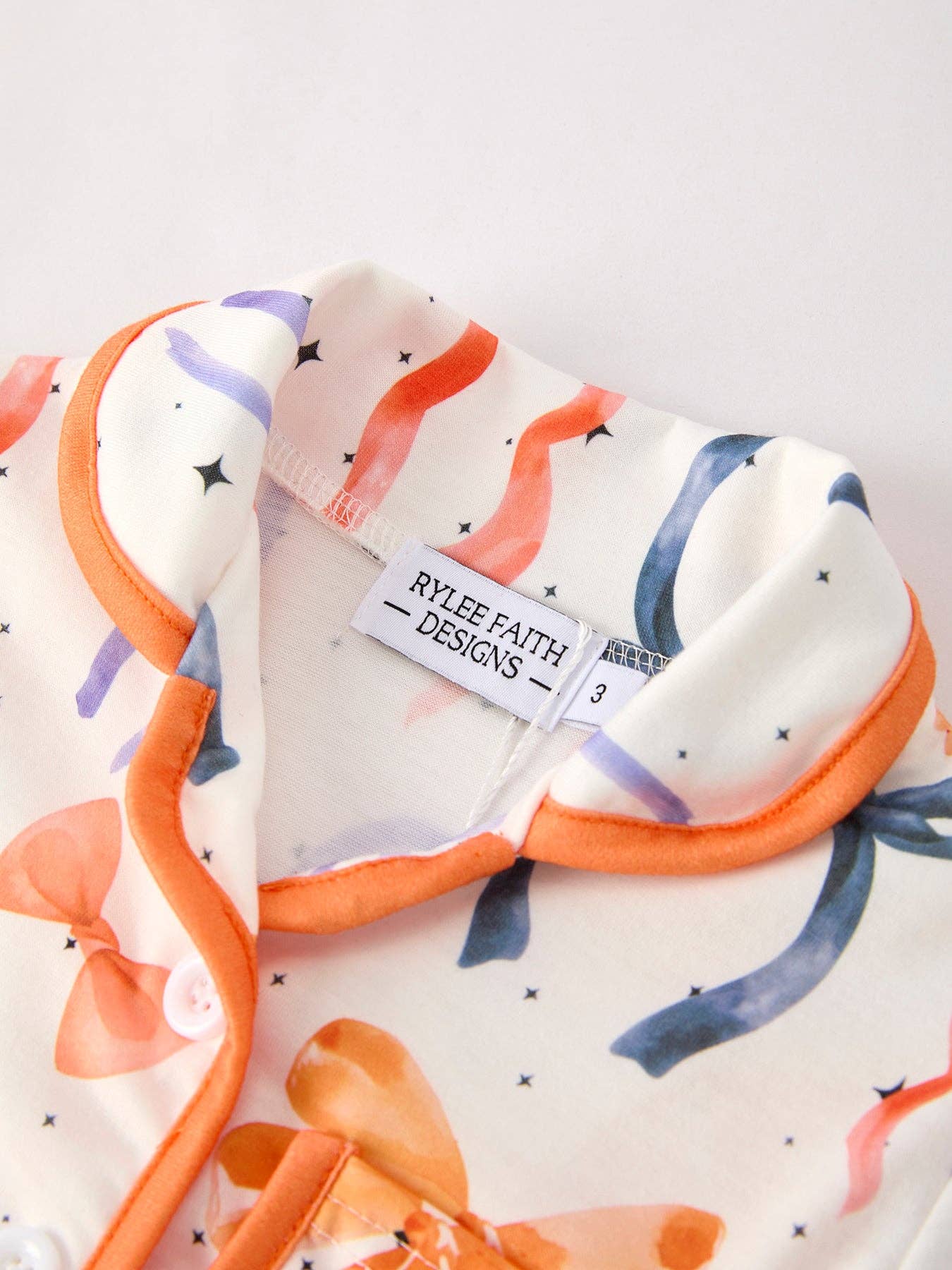 Halloween Mommy and Me Bow Print Pajama Set: 5 / Kids