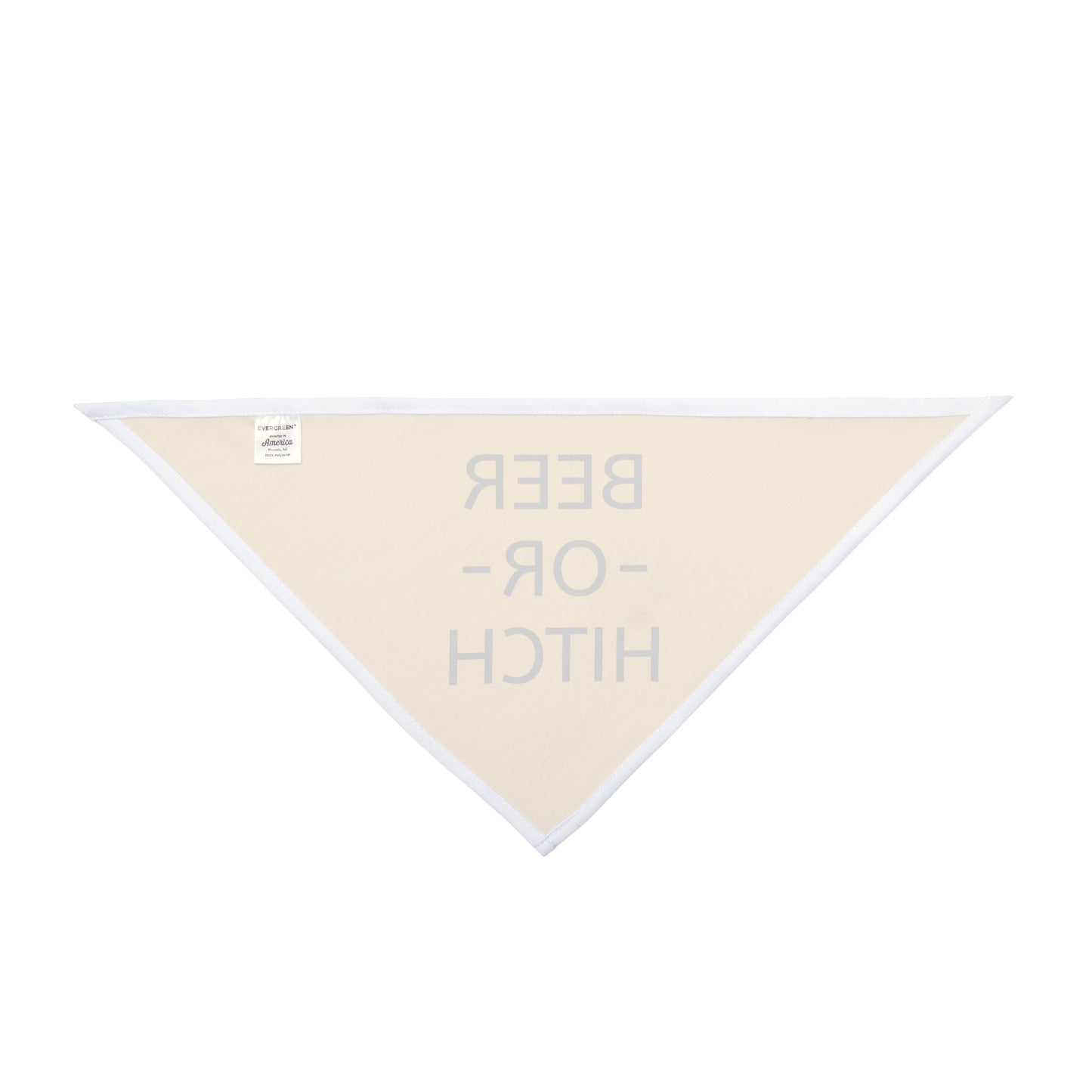 BEER or HITCH pet bandana