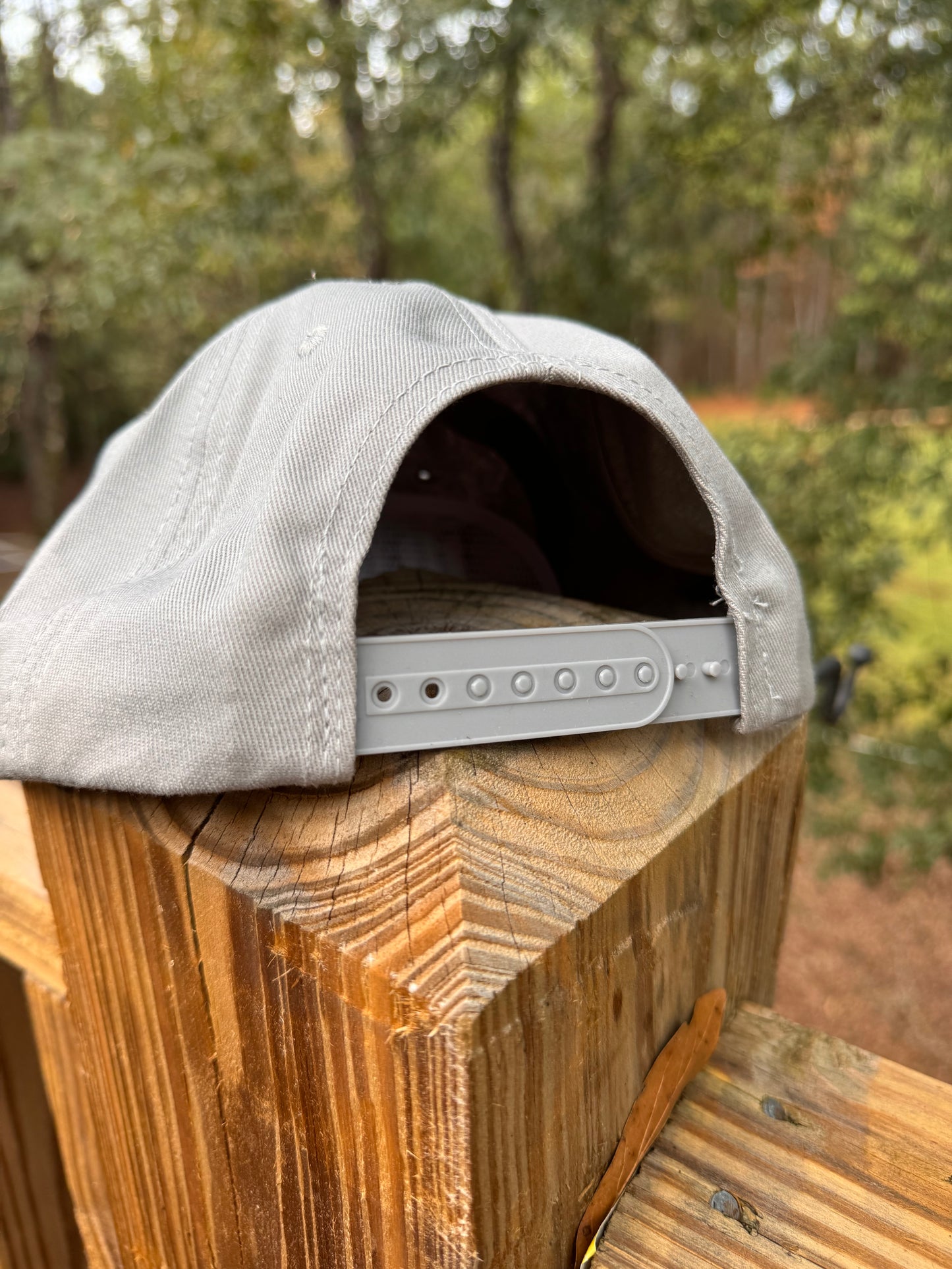 Pinhoti 5 panel rope hat | gray + green