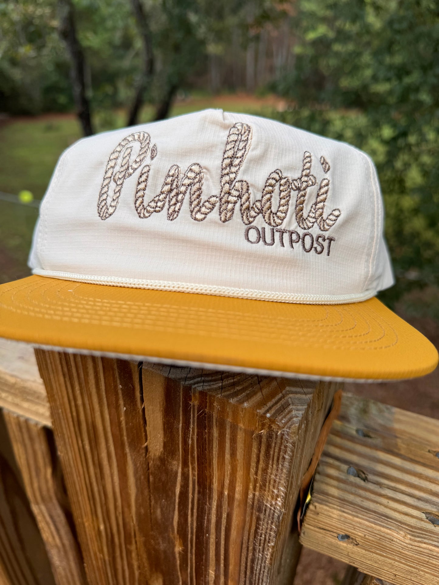 Pinhoti River Hat | ivory + mustard