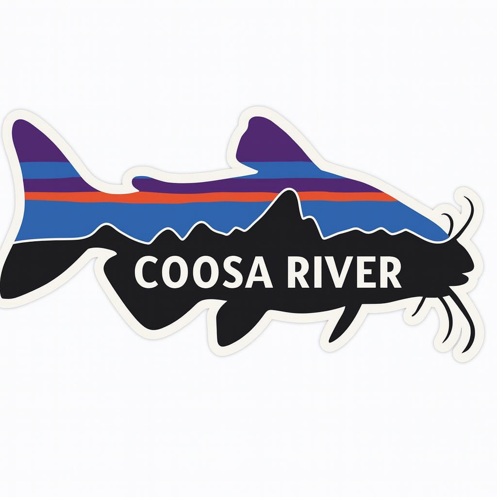 Coosa River Hog Catfish decal