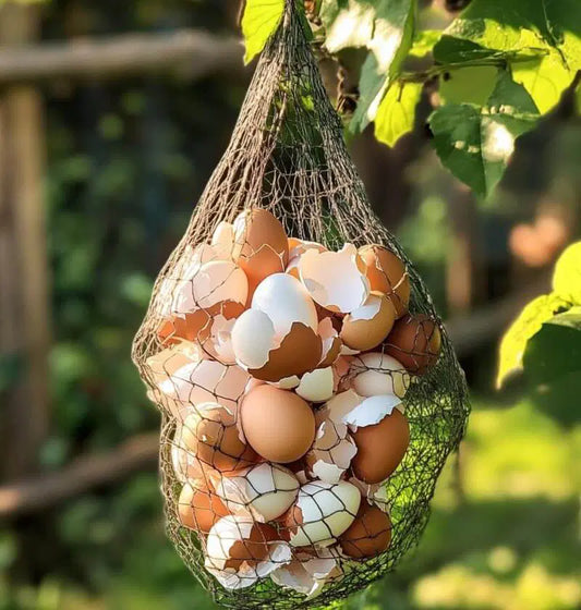 Why you Should Hang Egg Shells in Your Garden
