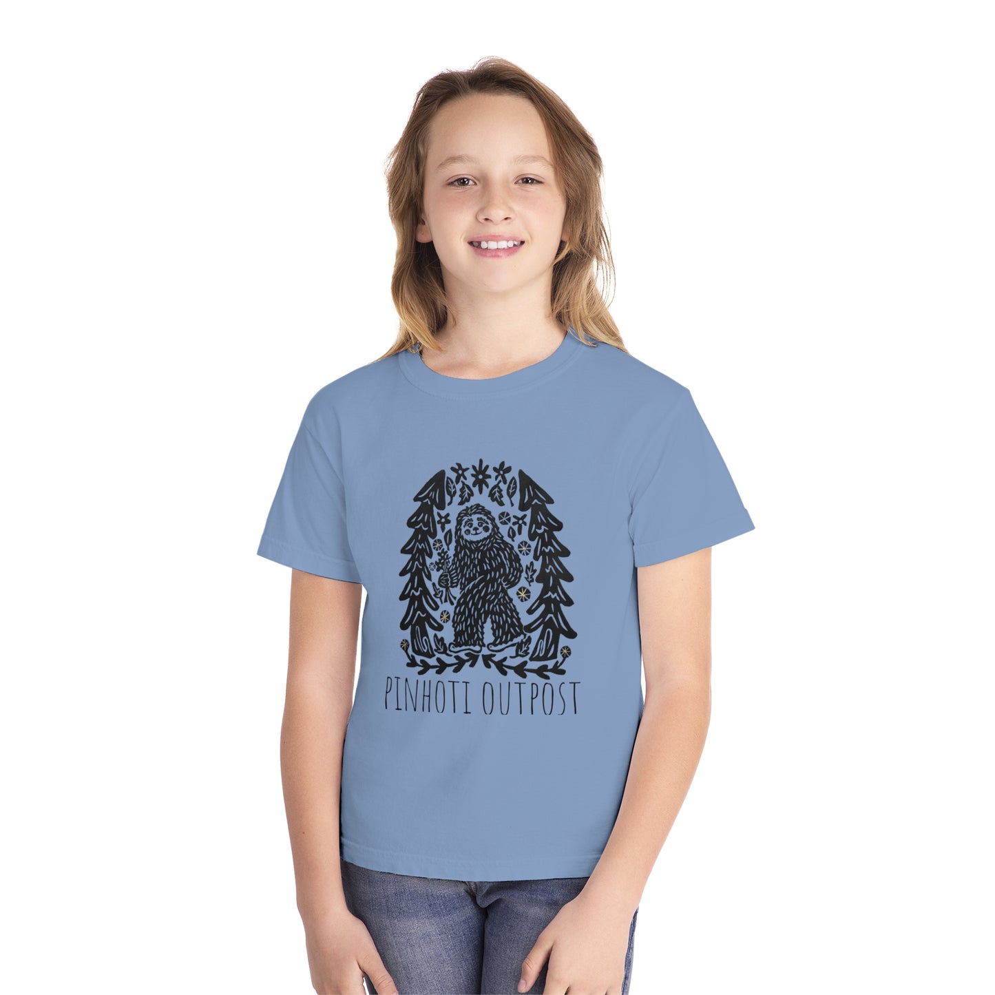 Youth comfort colors Sasquatch Tee