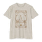 2 girls in garden earth tone tee