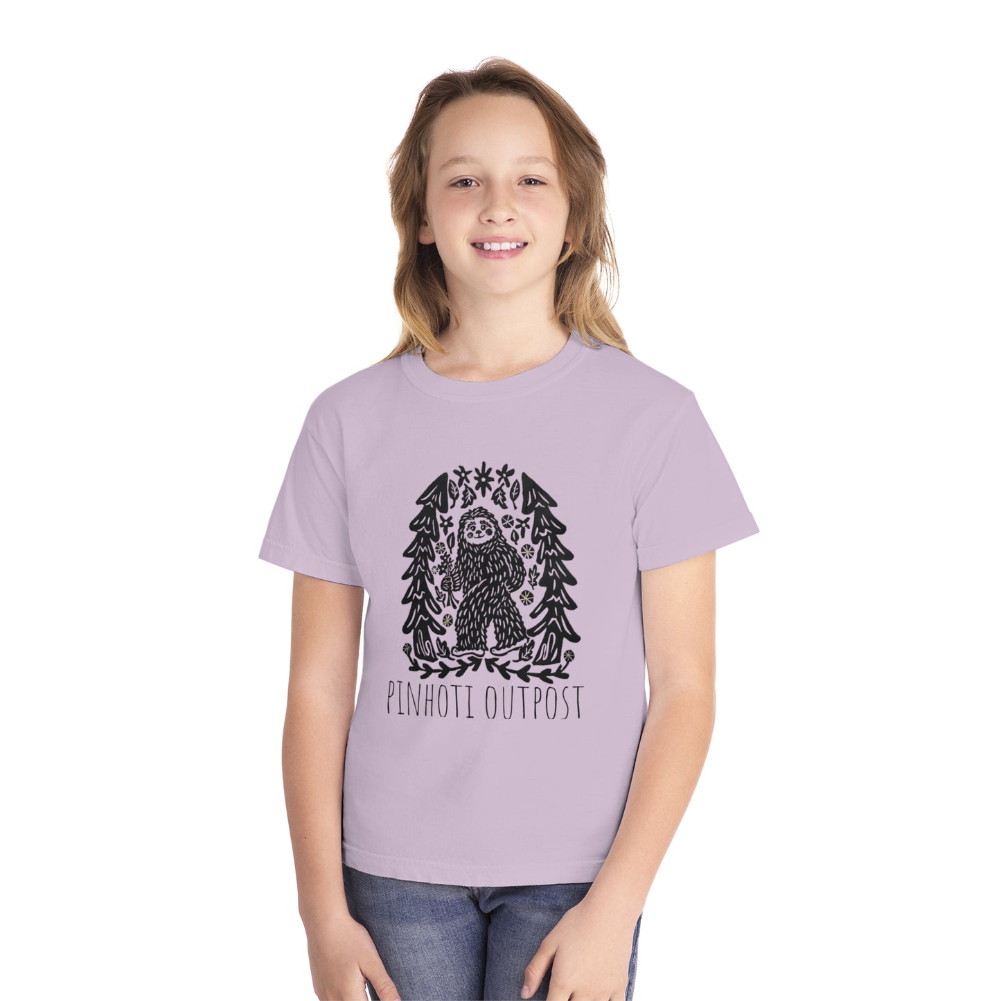 Youth comfort colors Sasquatch Tee