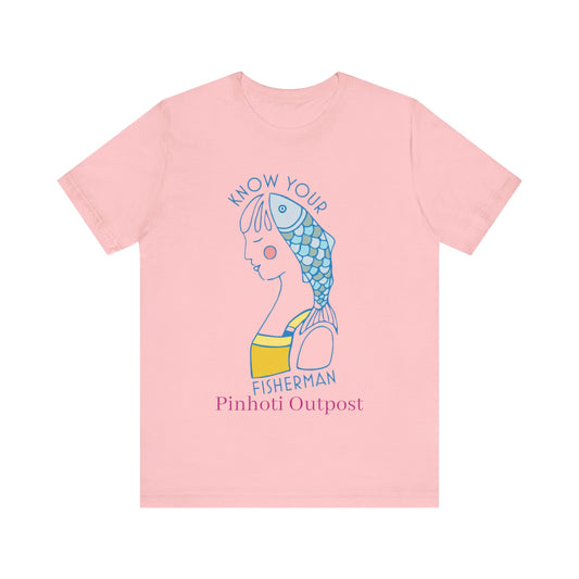 Know your fisherman mom + me  tee