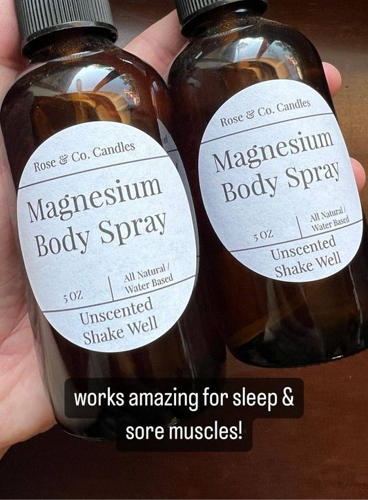 Magnesium Body Spray : 5oz