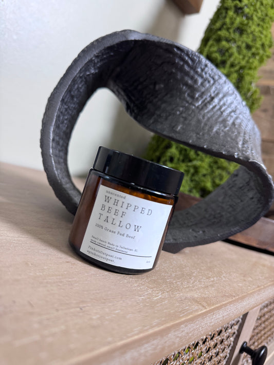 Pinhoti Outpost Unscented Whipped Tallow: Nature's Luxurious Moisturizer