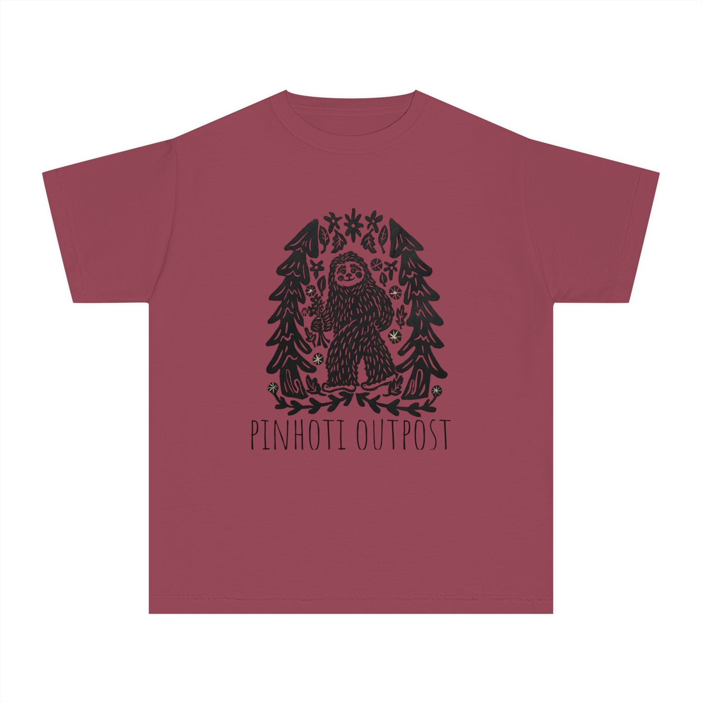 Youth comfort colors Sasquatch Tee