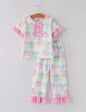 Pumpkin Trellis Grandmillenial Toddler Pajama