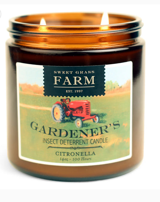 NEW Gardener's Citronella Candle
