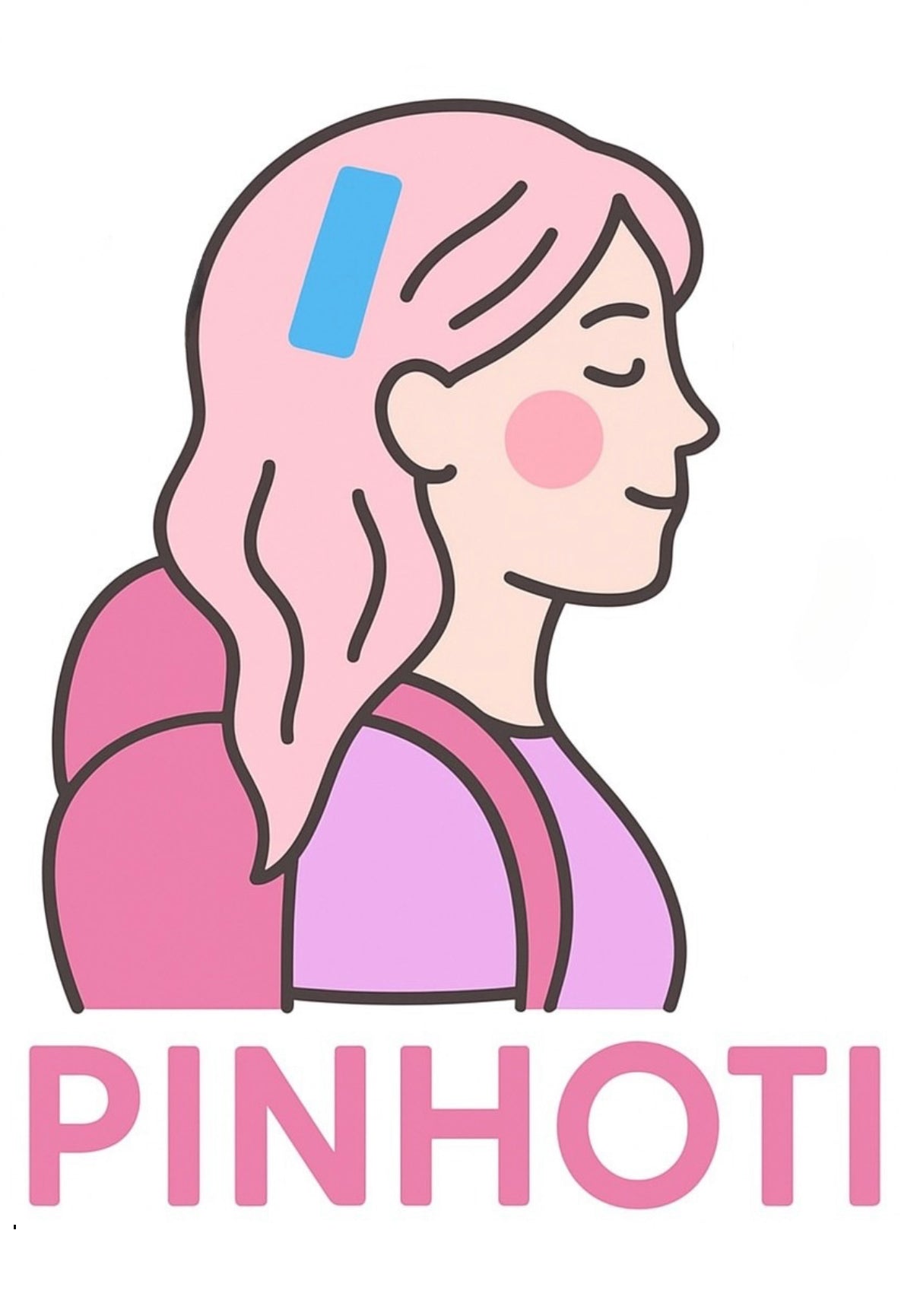 Pinhoti girl blaze hair decal
