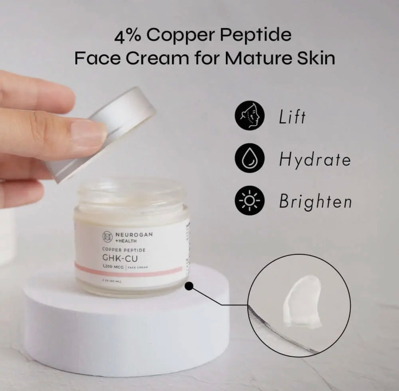 Ghk-Cu Copper Peptide Face Cream